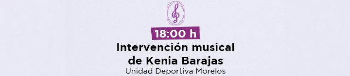 Intervención musical de Kenia Barajas
