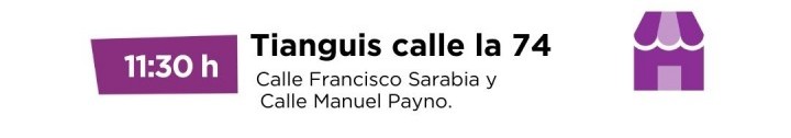 Tianguis de calle la 74