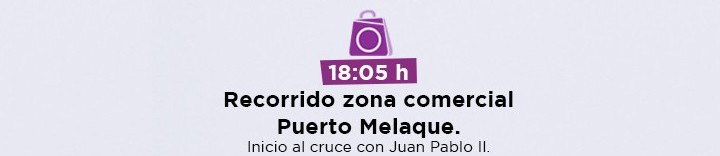 Recorrido zona comercial Puerto Melaque