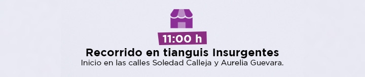 Recorrido en tianguis insurgentes