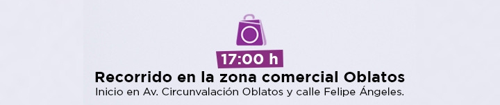 Recorrido en la zona comercial Oblatos