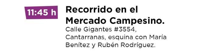 Recorrido en Mercado Campesino